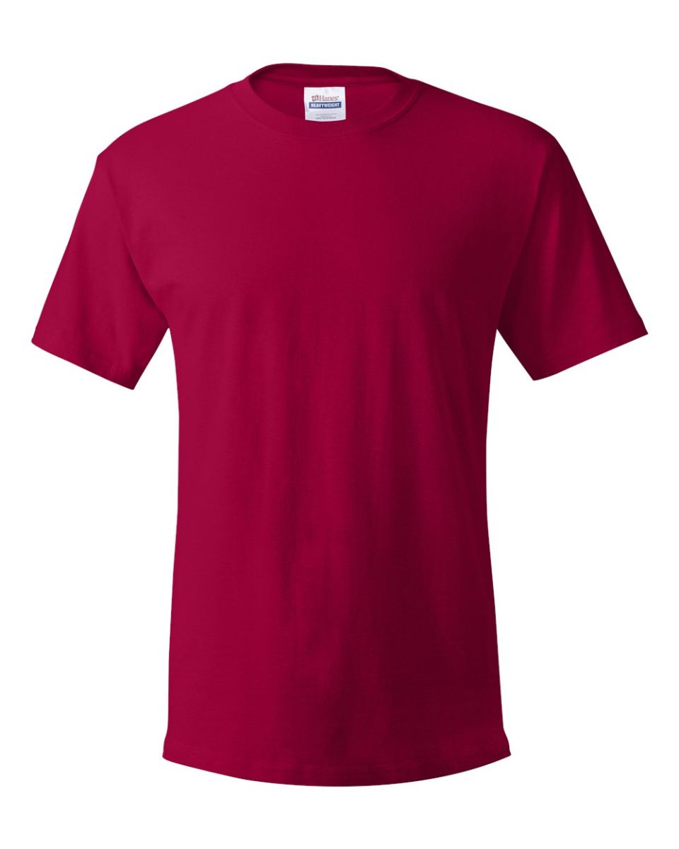 red hanes t shirt