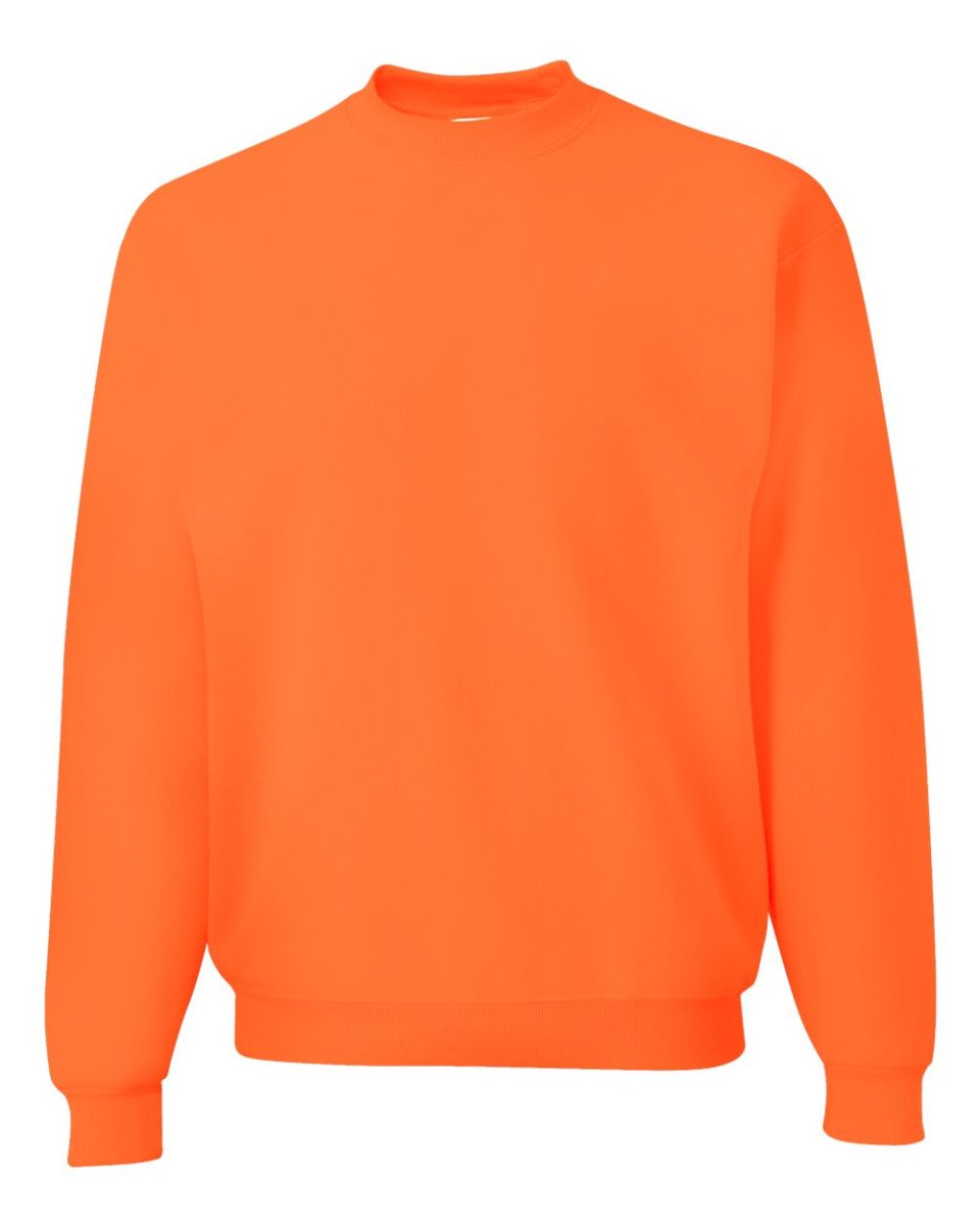 orange sweatshirt