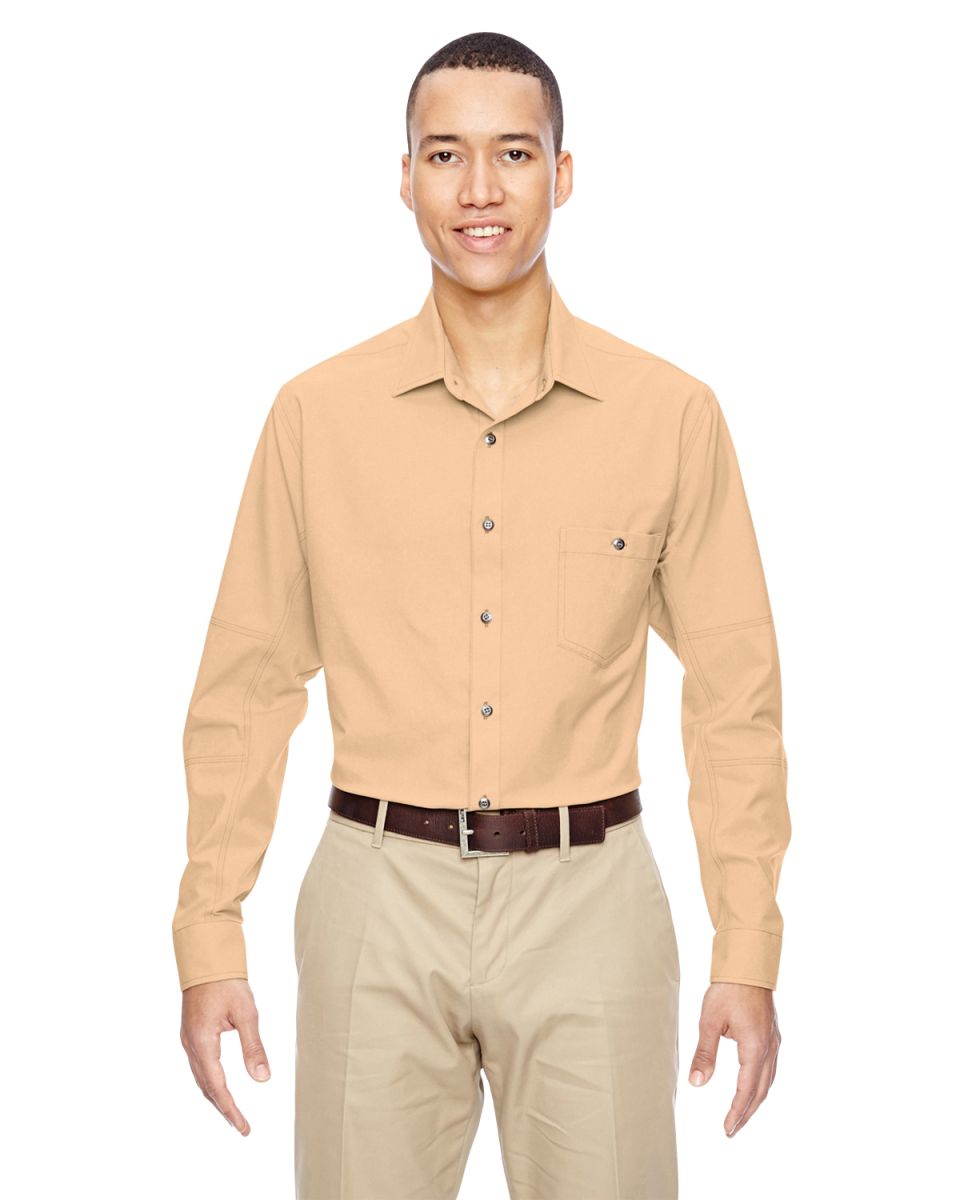 two tone split shirt men's