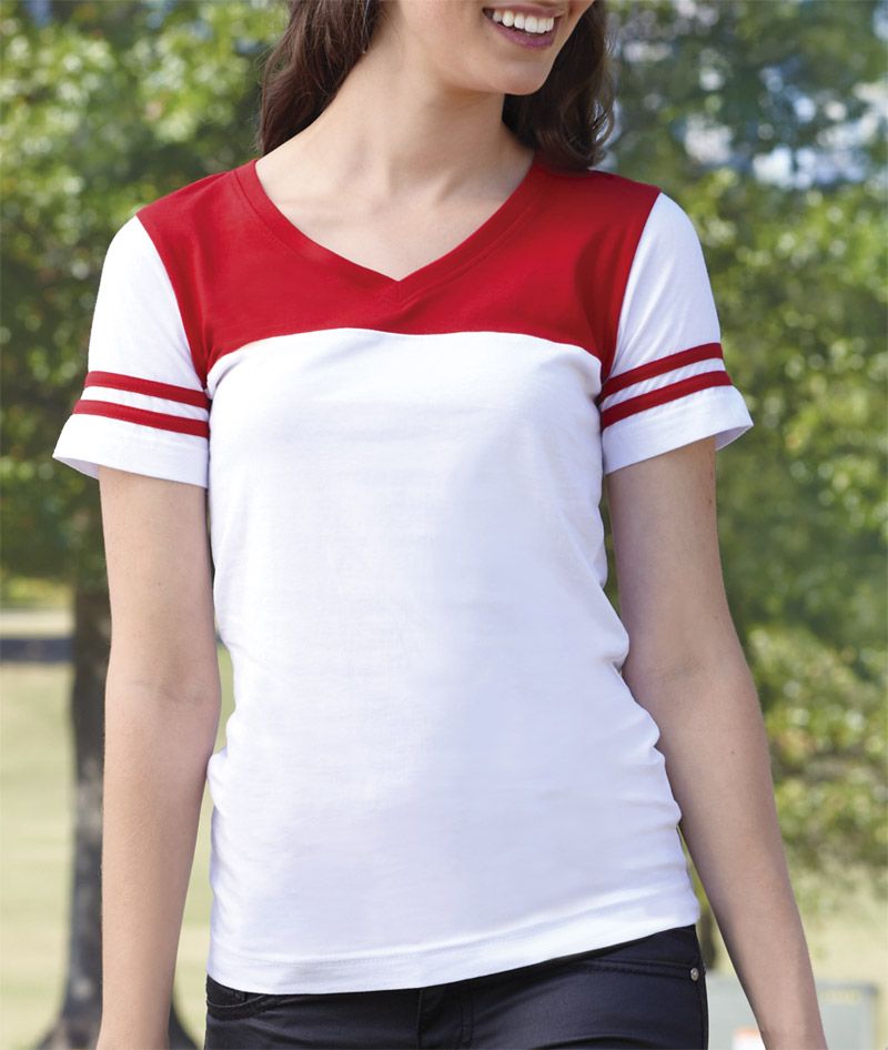 T-shirt Collector Junior League Floride - Taille M Rouge - Coton 100% - Occasion Très Bon état