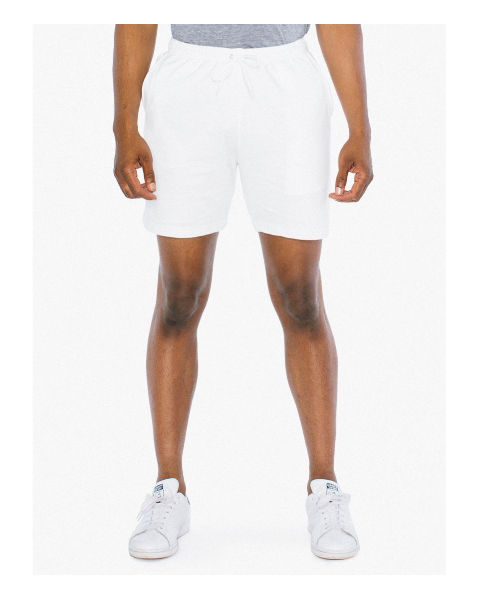 fleece shorts white