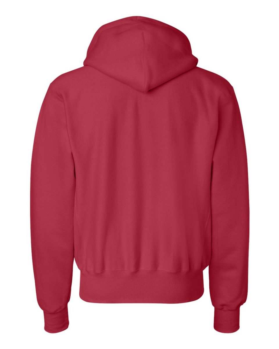 champion hoodie dark red