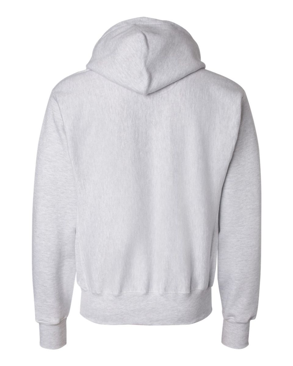 gray champion reverse weave hoodie