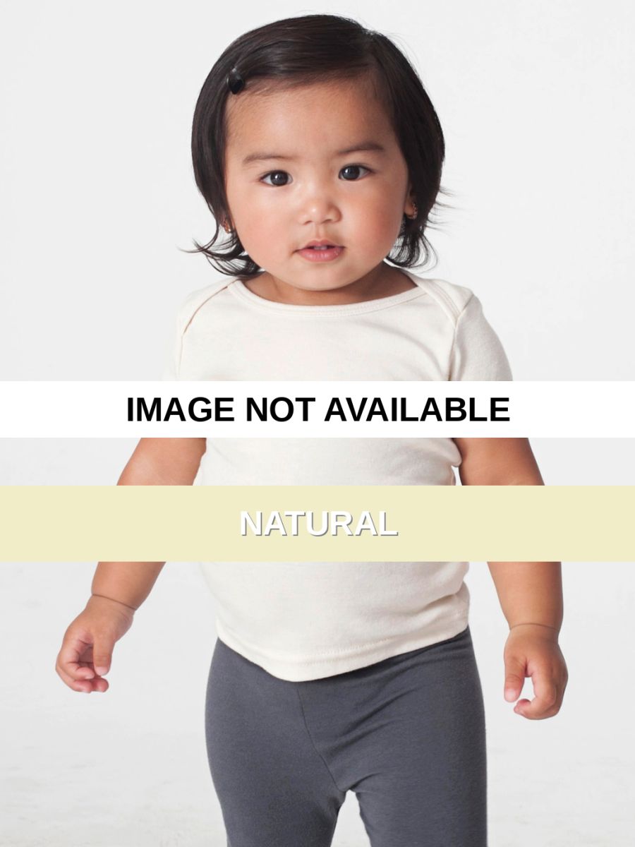 4000ORG American Apparel Organic Infant Baby Rib S Natural front view