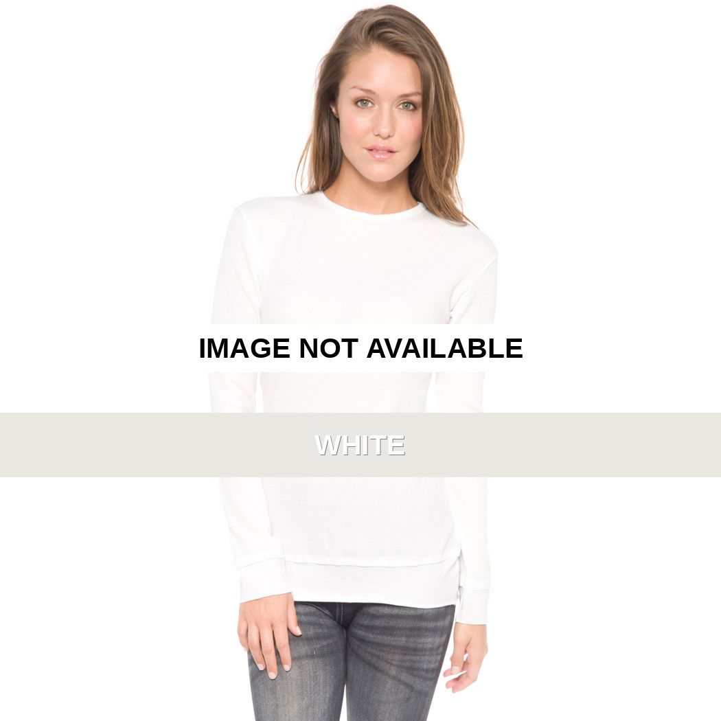 F01 In Your Face Apparel Baby Rib Thermal White front view