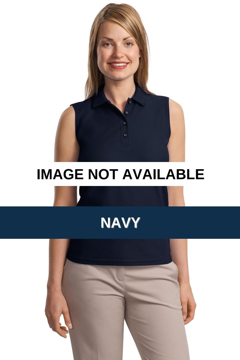 242 L500SVLS Port Authority® Ladies Silk Touch? S Navy front view