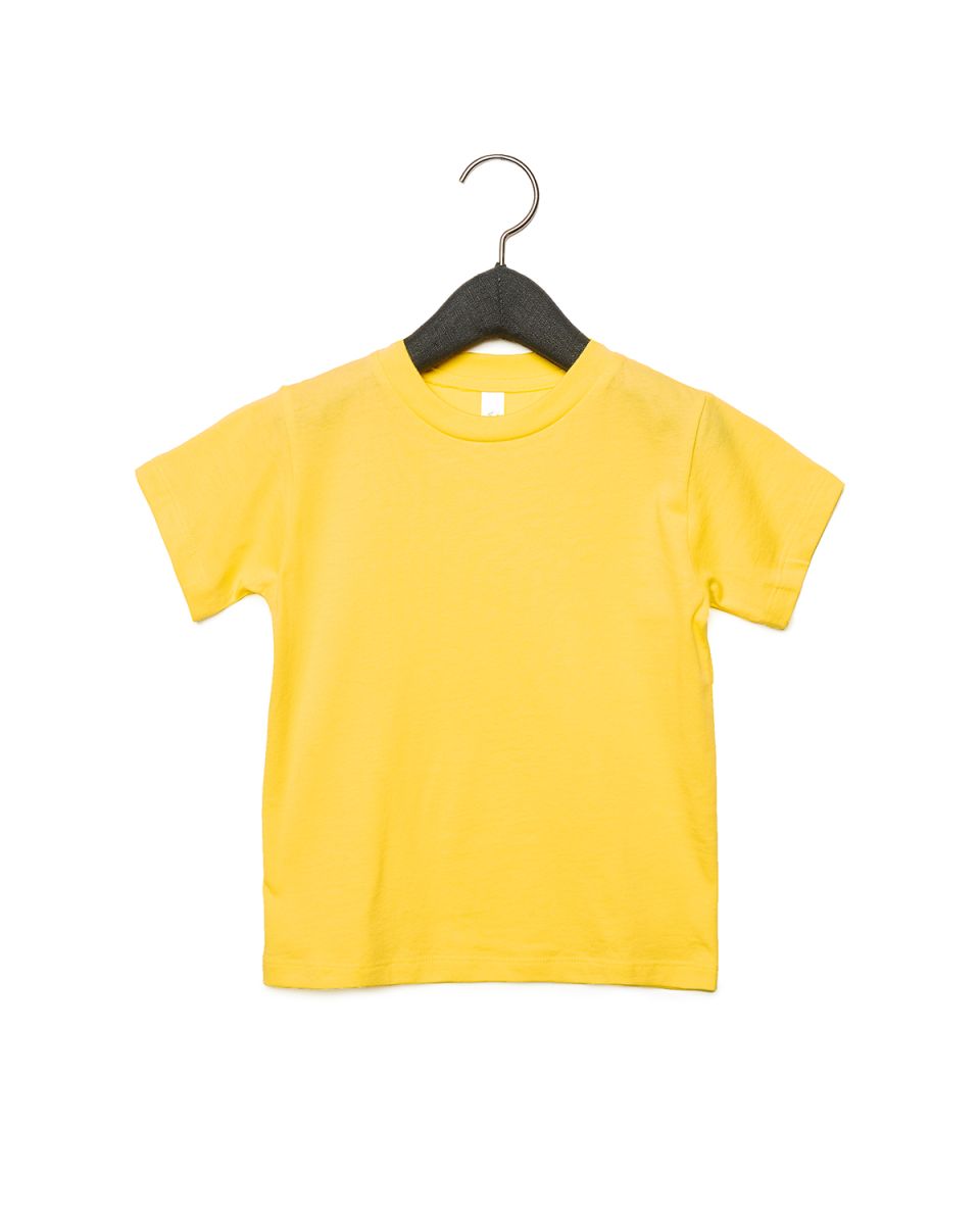 Bella + Canvas 3001T Toddler Tee YELLOW front view