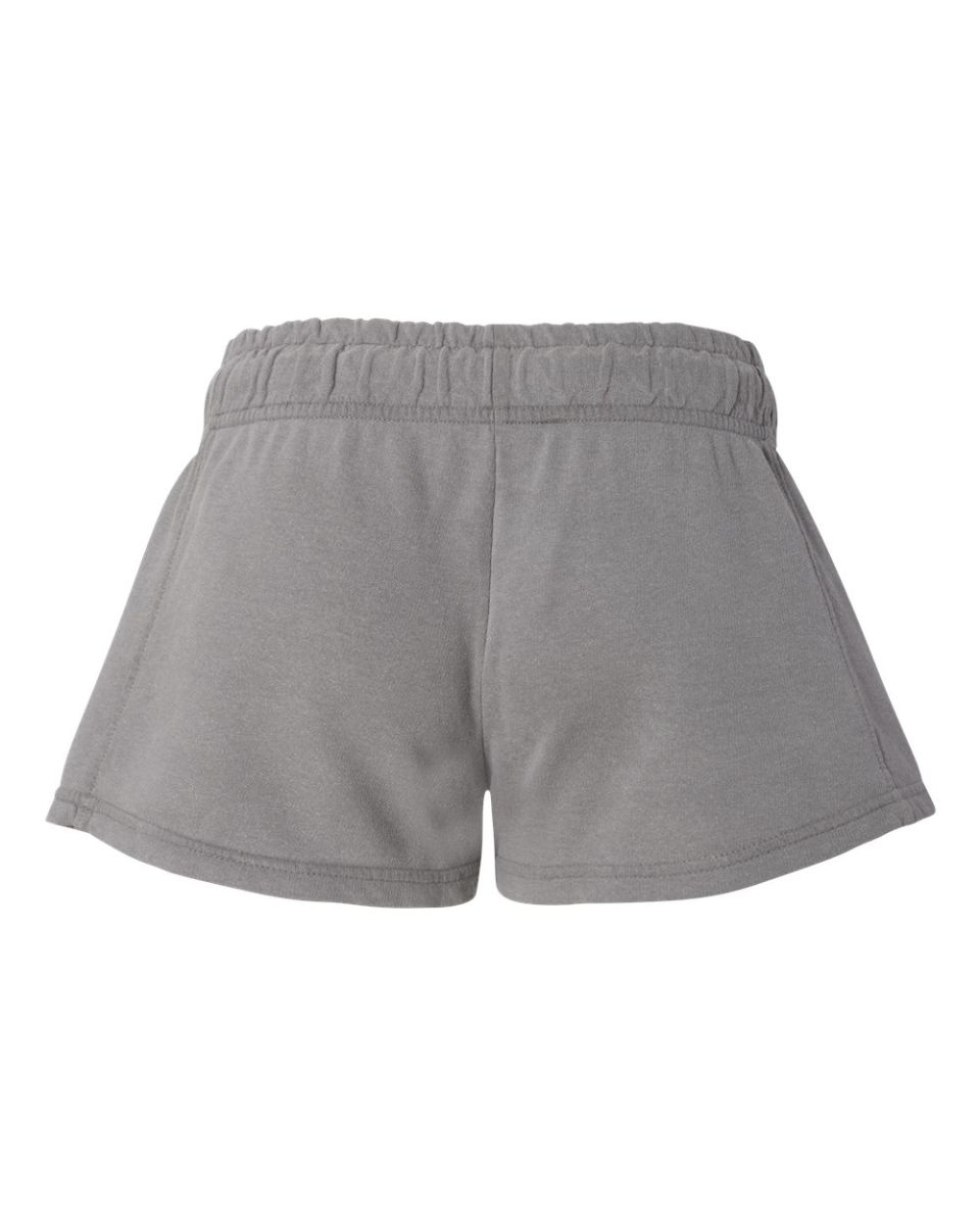 Comfort Colors Women's French Terry Shorts - Soft Washed Cotton Shorts, 4" Side Panels, Relaxed Fit (Style 1537L)