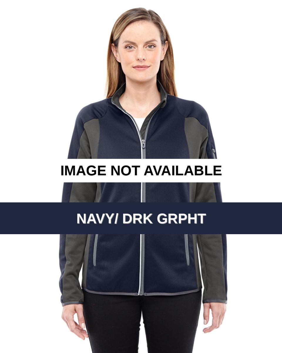 North End 78230 Ladies' Motion Interactive Colorbl NAVY/ DRK GRPHT front view