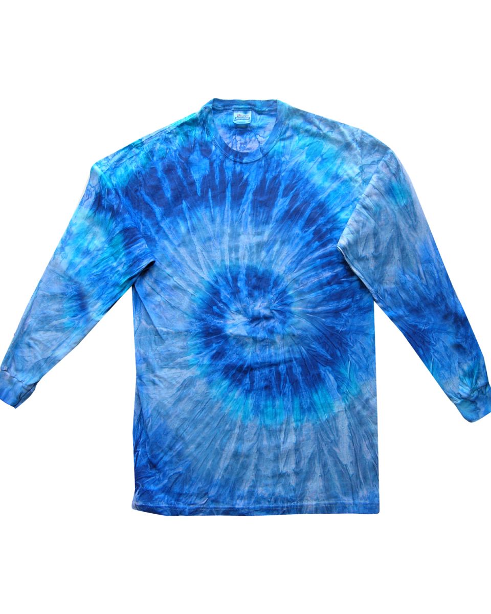 tie dying a long sleeve shirt