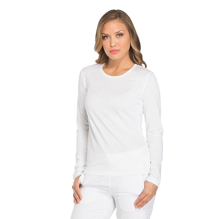 white underscrub shirt