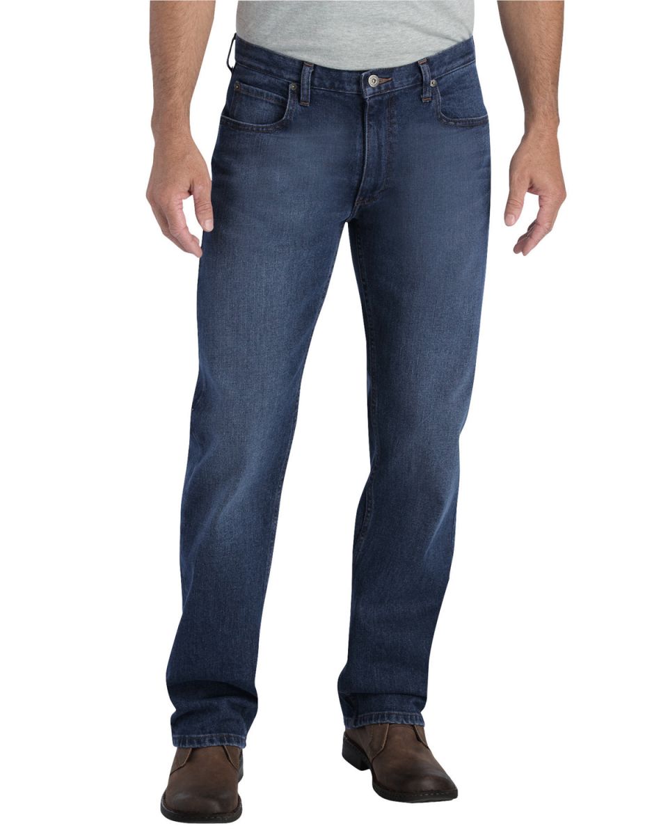 Dickies XD740 Men's X-Series Relaxed Fit Straight- D WSH STR IND _30 front view