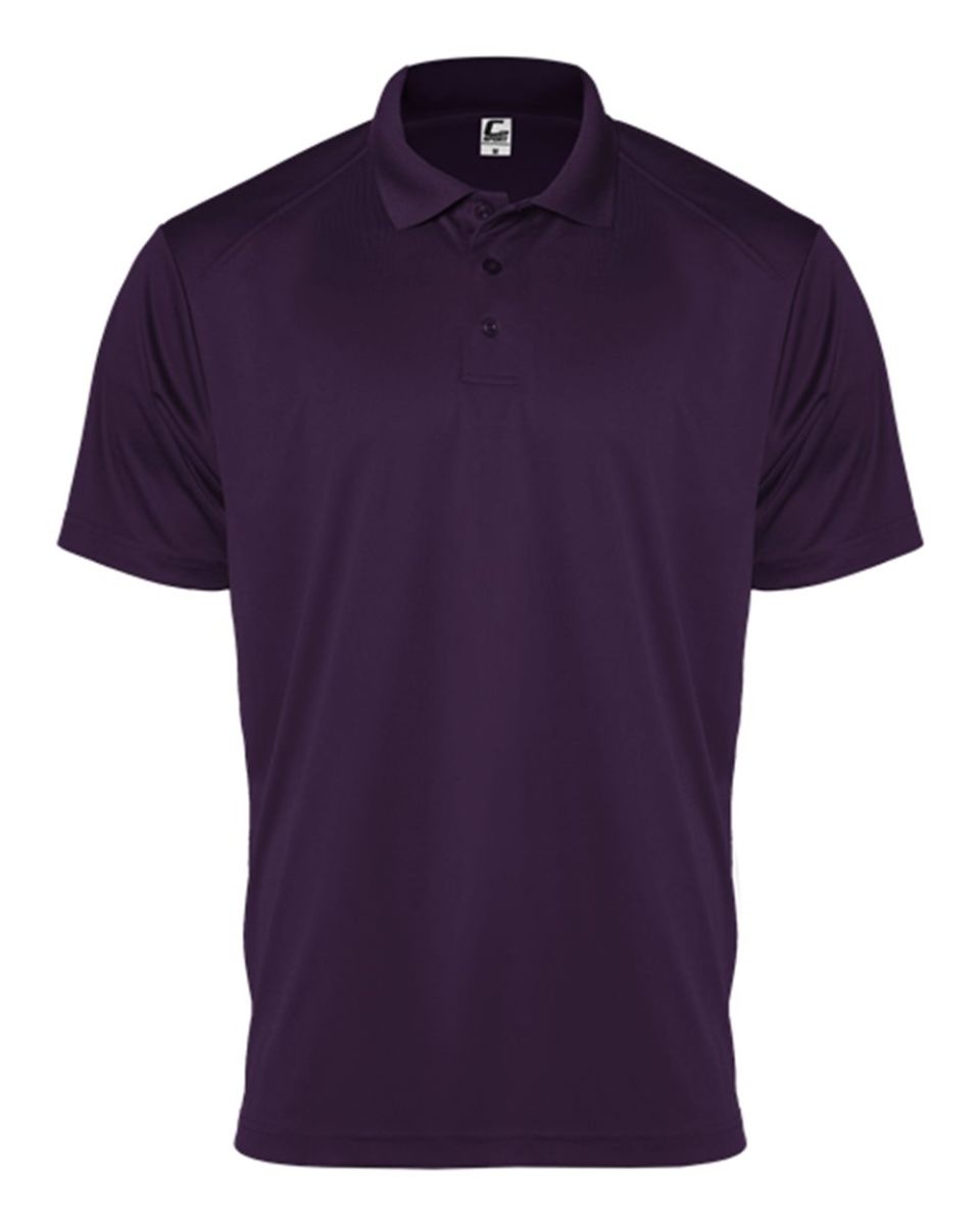 C2 Sport 5901 Youth Utility Sport Shirt Purple front view
