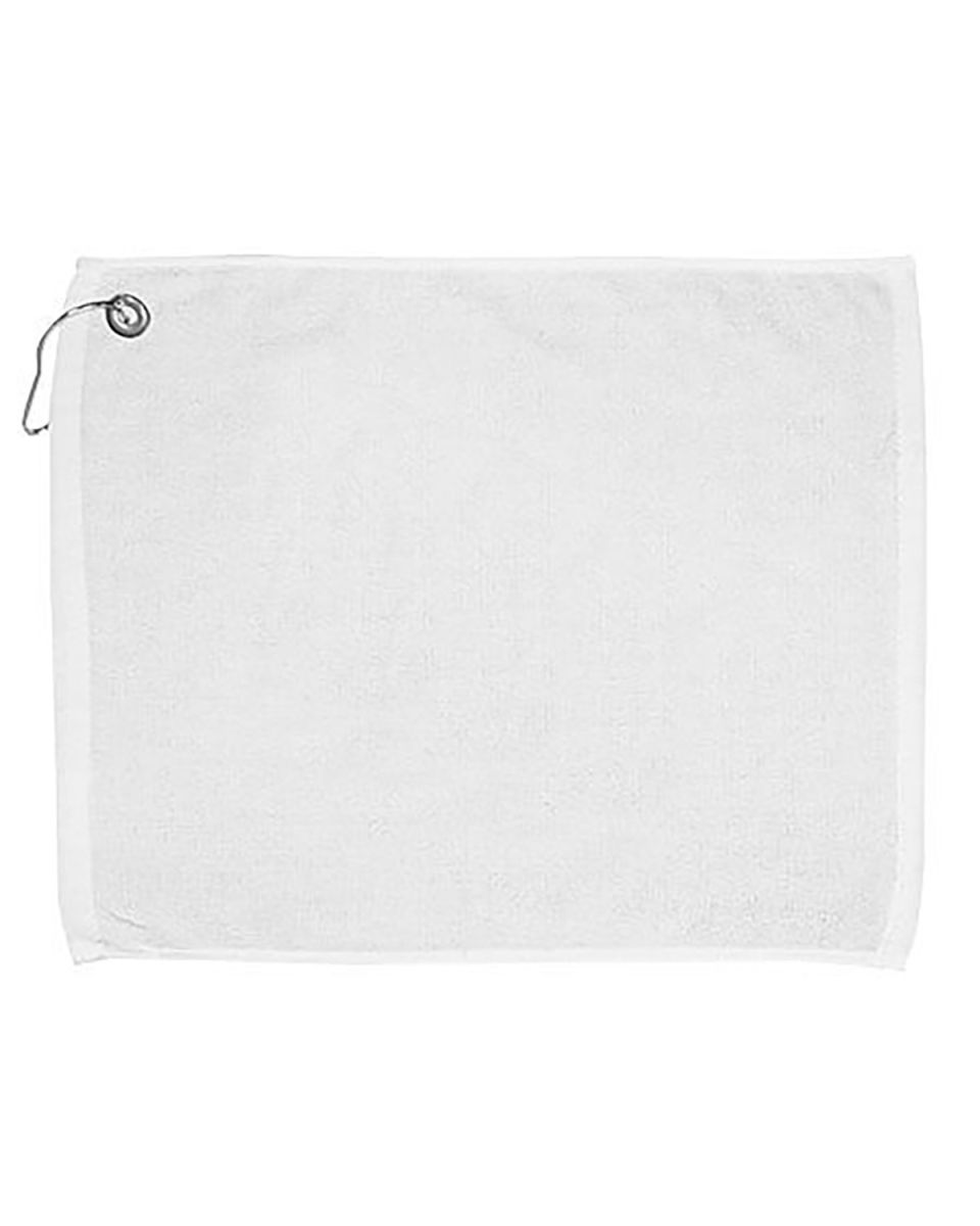 Carmel Towel Company C162523GH Golf Towel White front view