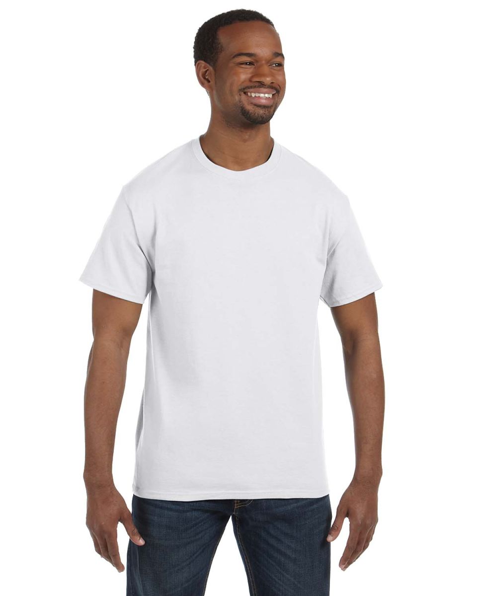NWT Hanes Men's XL Tagless 6.1 Gray Long Sleeve Crew Neck Cotton T-shirt 
