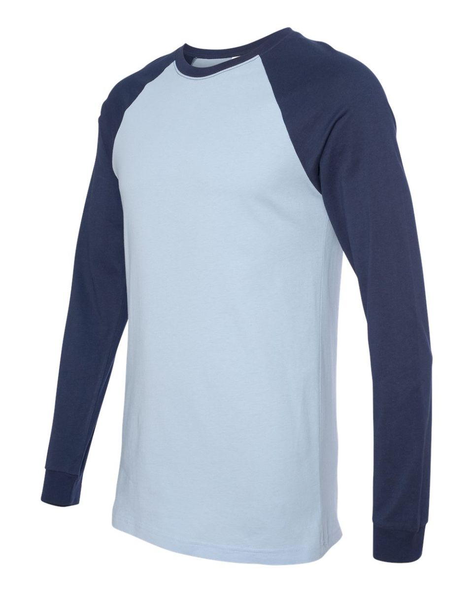 blue baseball tee