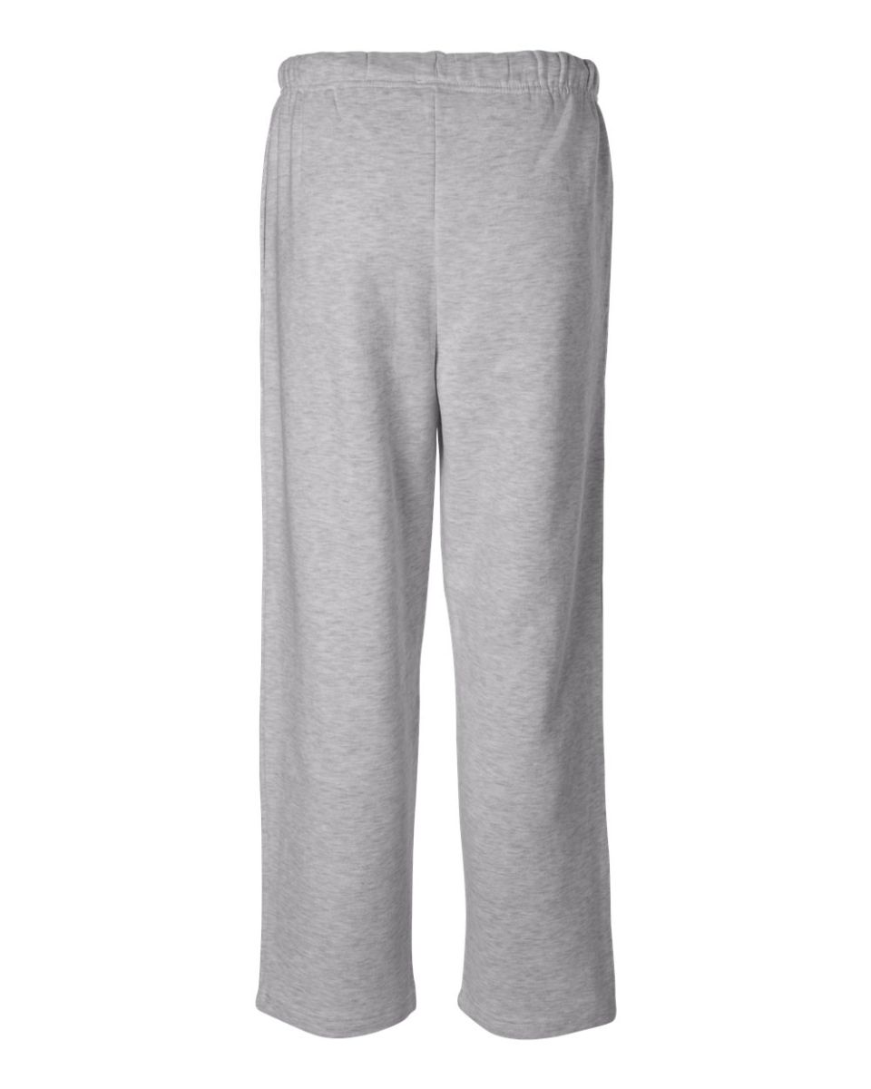 open bottom fleece pants