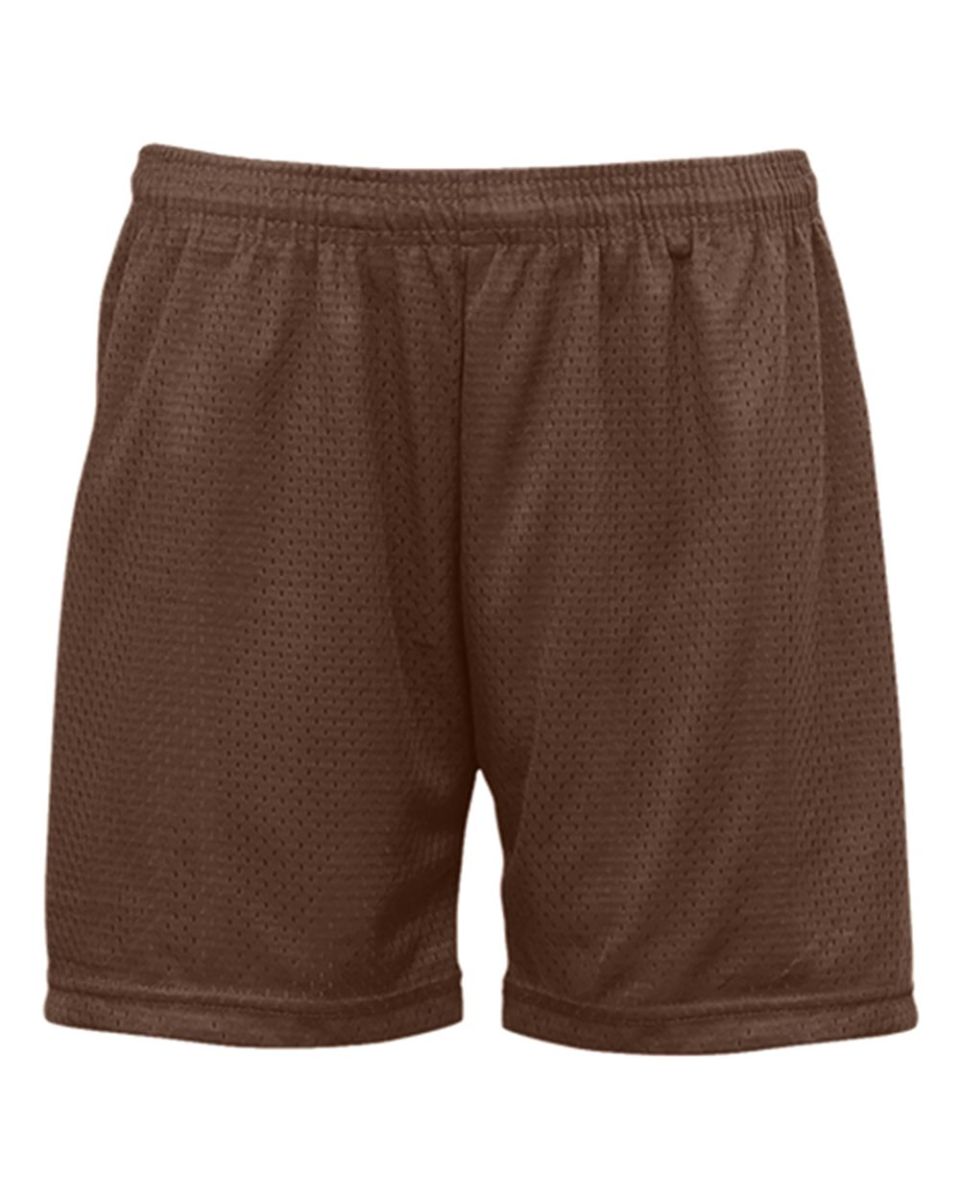 brown mesh shorts