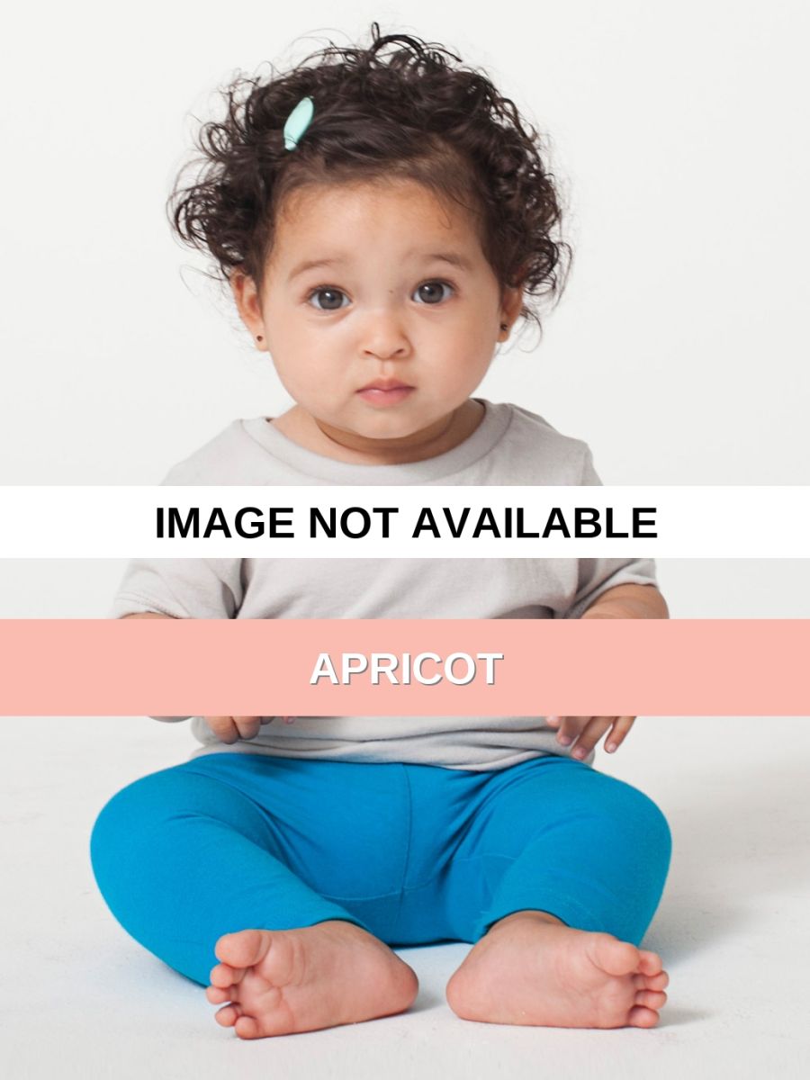 6005 American Apparel Infant Sheer Jersey Short Sl Apricot front view