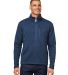 Marmot M16221 Men's Drop Line Half-Zip Jacket in Artic navy hthr front view