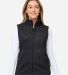 Marmot M16251 Ladies' Dropline Fleece Vest in Black heather front view