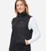 Marmot M16251 Ladies' Dropline Fleece Vest in Black heather side view