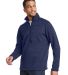 Marmot M13193 Men's Dropline Half-zip Jacket in Arctic navy side view