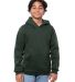 Threadfast Apparel T2000B Epic Youth Fleece Pullov in Forest green front view