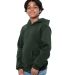 Threadfast Apparel T2000B Epic Youth Fleece Pullov in Forest green side view