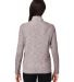 North End NE415W Ladies' Eclipse Jacquard Quarter- in Burgundy heather back view
