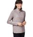 North End NE415W Ladies' Eclipse Jacquard Quarter- in Burgundy heather side view