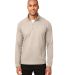 North End NE200 Men's Rhythm Waffle Pullover in Oatmeal front view