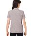 North End NE115W Ladies' Eclipse Jacquard Polo in Burgundy heather back view
