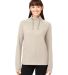 North End NE200W Ladies' Rhythm Waffle Pullover in Oatmeal front view