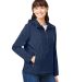 North End NE810W Ladies' Aura Lightweight Packable in Classc nvy/ crbn