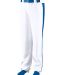 Augusta Sportswear 1466 Youth Triple Play Baseball/Softball Pant White/ Royal front view