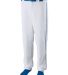 Augusta Sportswear 1495 Sweep Baseball/Softball Pant White/ Royal front view