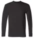 Union Made 2955 Union-Made Long Sleeve T-Shirt BLACK front view