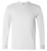 Union Made 2955 Union-Made Long Sleeve T-Shirt WHITE front view