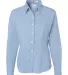 FeatherLite 5233 Women's Long Sleeve Stain Resistant Oxford Shirt Light Blue front view