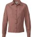 DRI DUCK 8284 Sawtooth Collection Ladies' Mortar Long Sleeve Shirt Clay front view