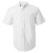 FeatherLite 0231 Short Sleeve Stain Resistant Oxford Shirt White front view