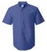 FeatherLite 6231 Short Sleeve Oxford Shirt Tall Sizes French Blue front view