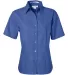 FeatherLite 5231 Women's Short Sleeve Stain Resistant Oxford Shirt French Blue front view