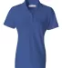 Augusta Sportswear 825 Women's Platinum Pique Sport Shirt French Blue front view