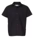 Chef Designs 5020 Poplin Cook Shirt with Gripper Closures Black front view