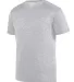 Augusta Sportswear 2801 Youth Kinergy Training Tee Athletic Heather front view