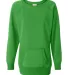 J America 8918 Ladies' Open Neck Tunic Lime front view