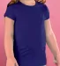 3316 Rabbit Skins® Toddler Girls Fine Jersey T-Shirt PURPLE front view