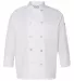 Chef Designs 0401 Women's Ten Button Chef Coat White front view